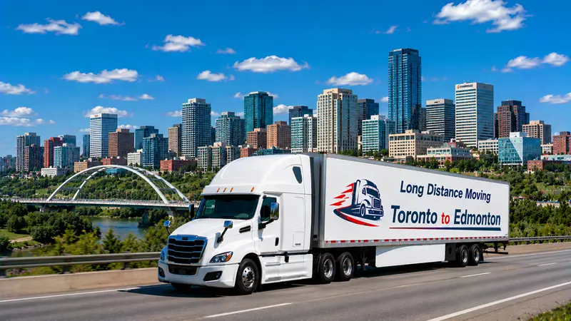 Toronto to Edmonton moving route
