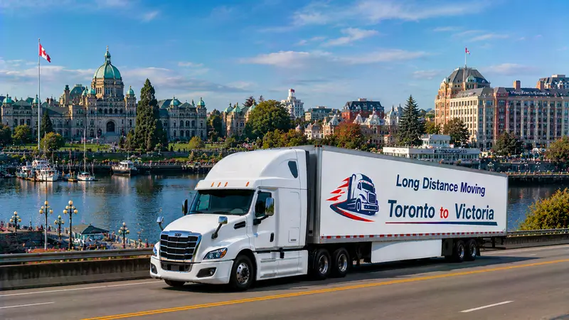 Toronto to Victoria moving route